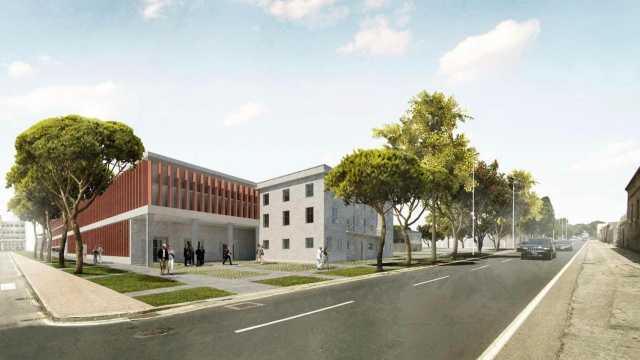 rendering nuova agenzia delle entrate cagliari