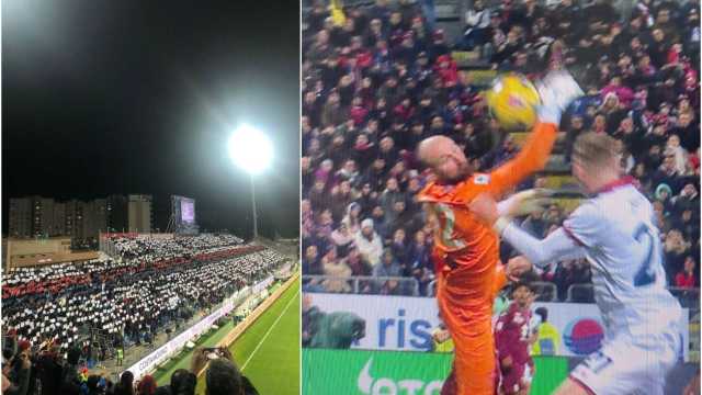 Un momento della gara 