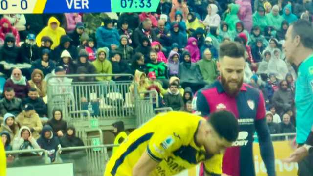 Un momento della gara 