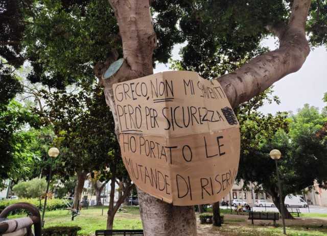 Cartello Greco Siotto Esami