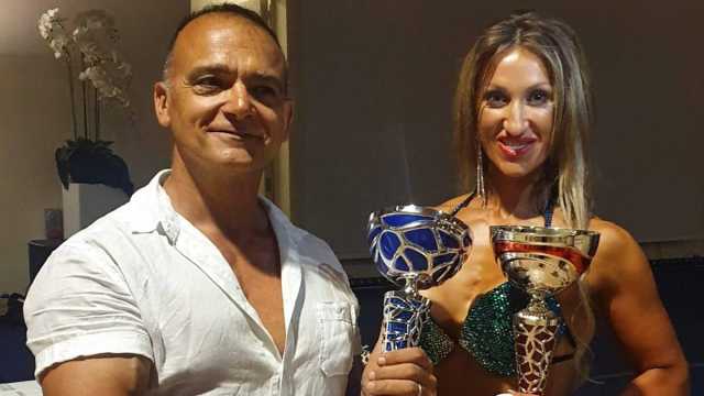 Larianna Klukoita E Il Suo Allenatore Massimo Cantone