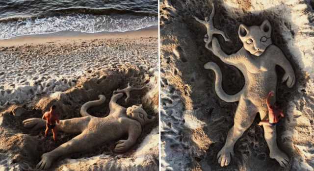 PLATAMONA SCULTURA GATTO