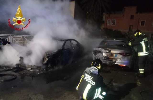 Incendio Auto Siniscola