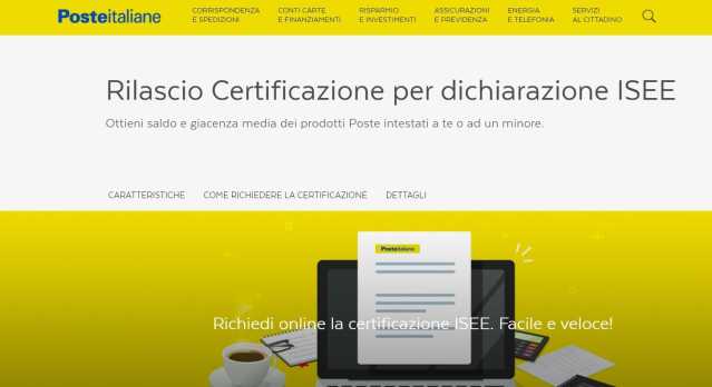 Foto Rilascio Certificazione ISEE Online