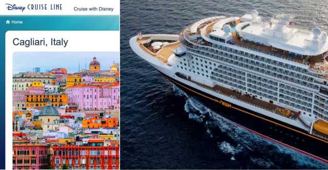 CRUISE DISNEY CAGLIARI