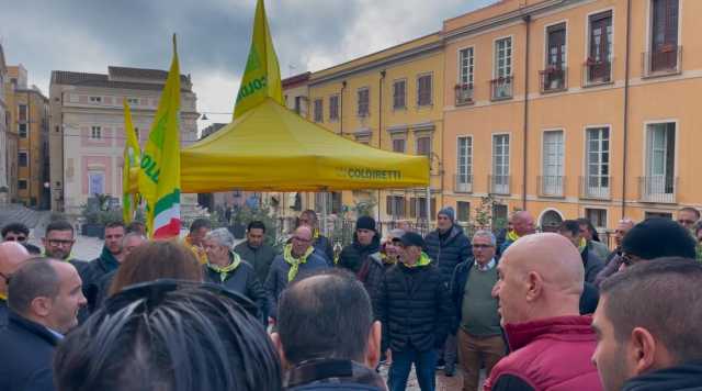 Coldiretti Protesta Siccita Cagliari
