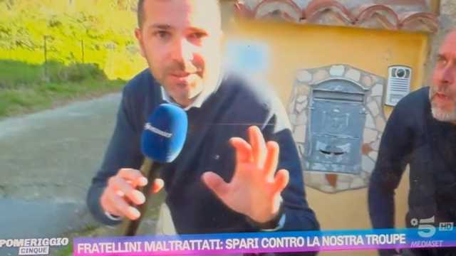Giornalista Spari Mediaset