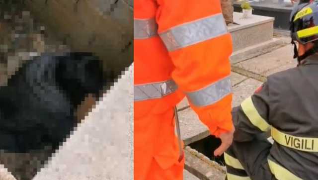 ALGHERO CIMITERO CADE AL CIMITERO