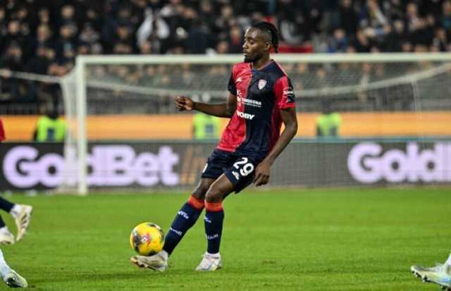 Antoine Makoumbou durante Cagliari-Hellas Verona | Foto Luigi Canu 
