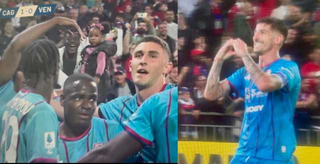 Deiola E Rossoblu Esultanza 