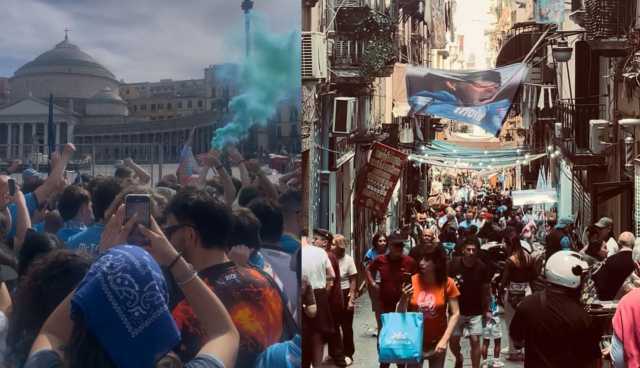 NAPOLI FESTA SCUDETTO IN ANTICIPO