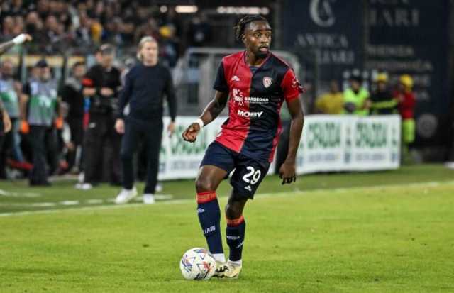 Antoine Makoumbou durante Cagliari-Milan | Foto Centotrentuno Luigi Canu 