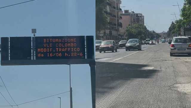 Lavori Manto Stradale Viale Colombo Quartu