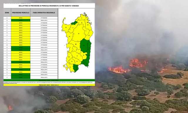 Allerta Incendi Sardegna