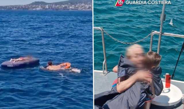 Guardia Costiera Salvataggio Bambino