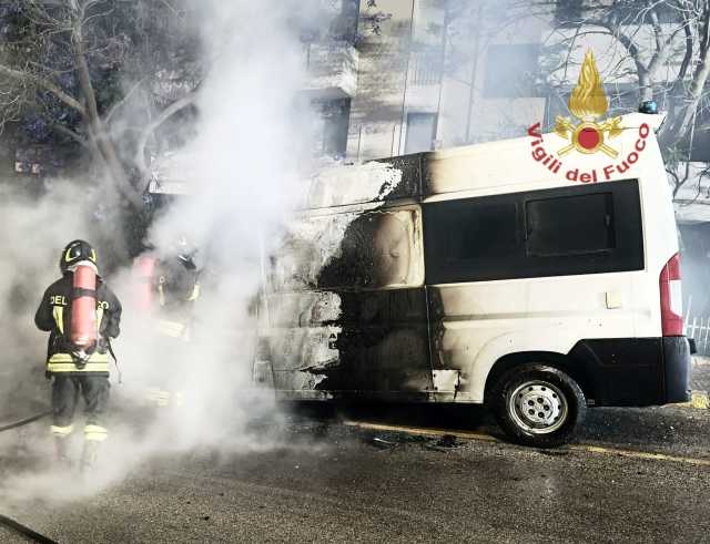 Incendio Ambulanza