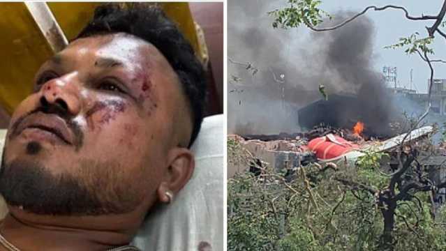 Incidente Aereo India Superstite