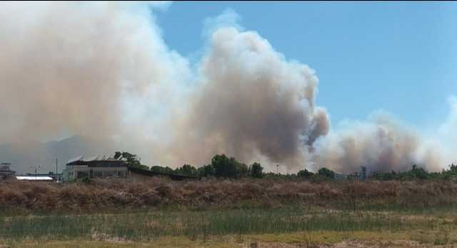 INCENDIO A SAN GAVINO 