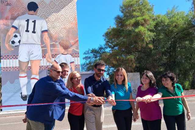 Opera Di Street Art Dedicata A Gigi Riva