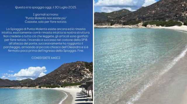 Spiaggia 30 Luglio Punta Molentis