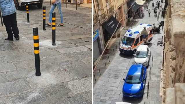 Dissuasori Via Baylle A CAgliari