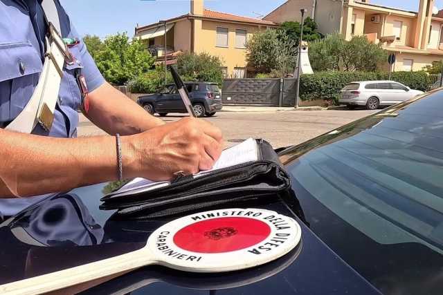 Carabinieri Nuoro Sanzioni