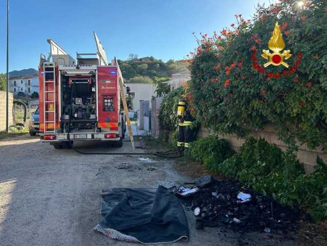 Incendio Casa Fordongianus