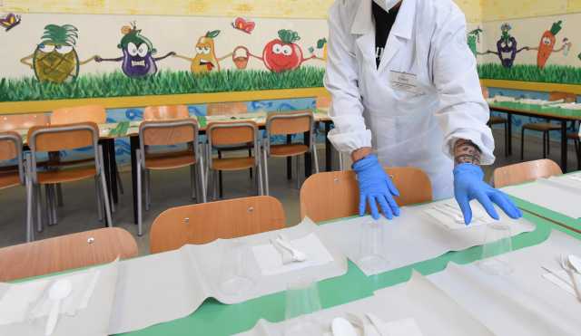 Mensa Scolastica Foto Simbolo