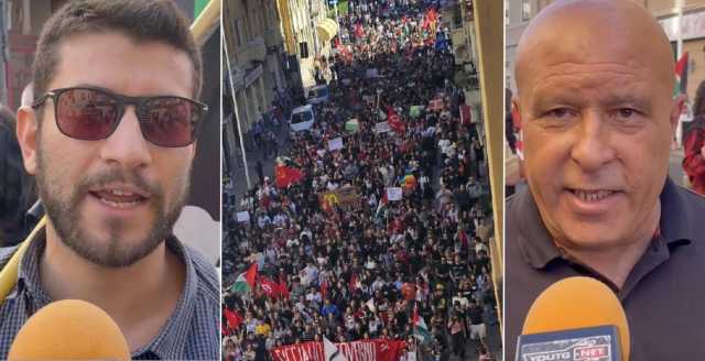 Sciopero Cagliari Voci Corteo