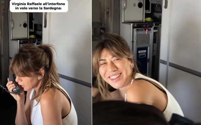 Virginia Raffaele In Volo Verso Cagliari