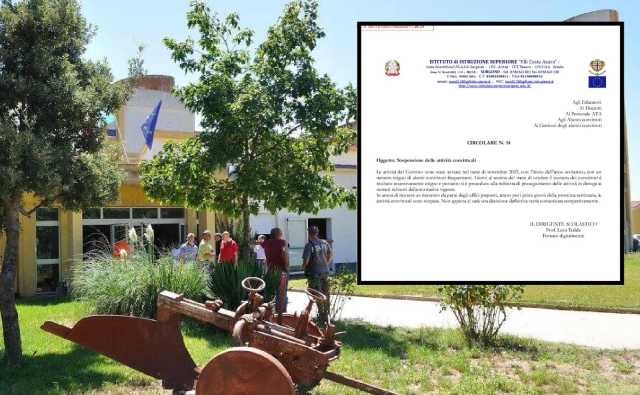 CHIUSURA CONVITTO SORGONO