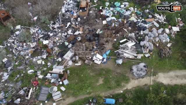 Discarica Rifiuti Auto Bruciate Viale Marconi
