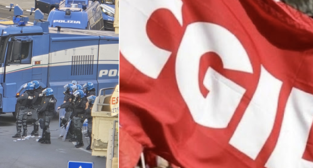 Polizia Cgil Corteo