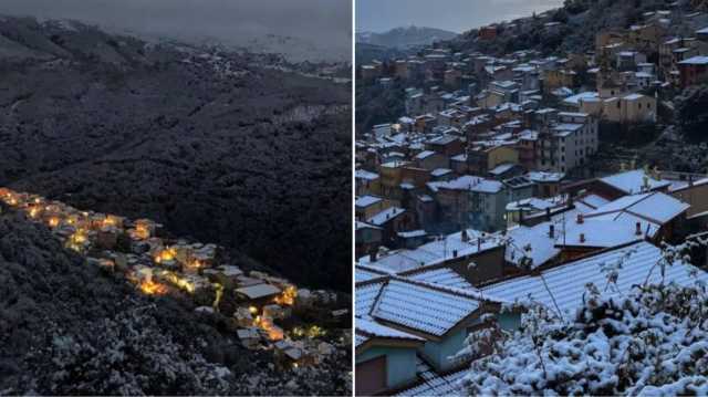 Tetti Imbiancati 22 Novembre Neve Sardegna