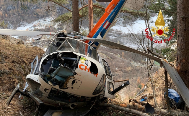 Elicottero Precipitato