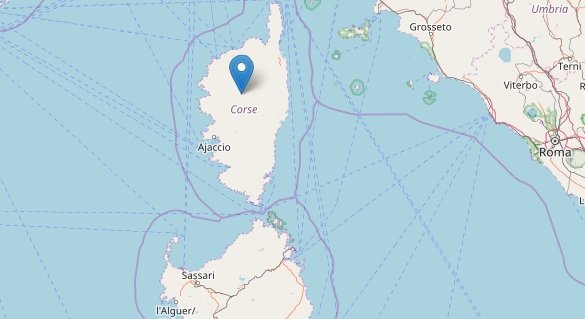 Terremoto Corsica