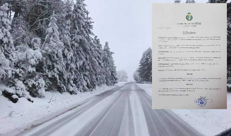 Neve-strade-Mandas