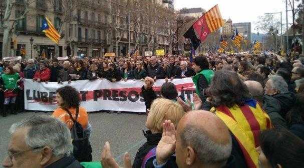 Manifestazione-Catalogna