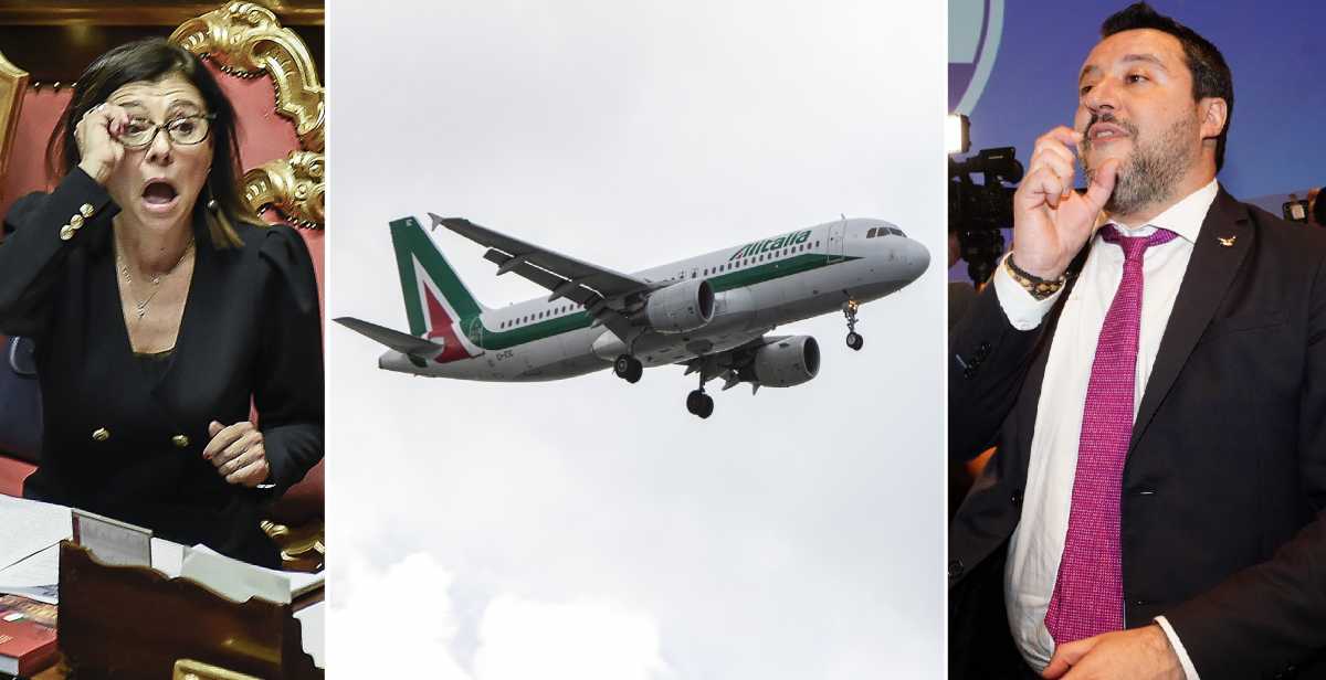 Salvini-de-Micheli-Alitalia