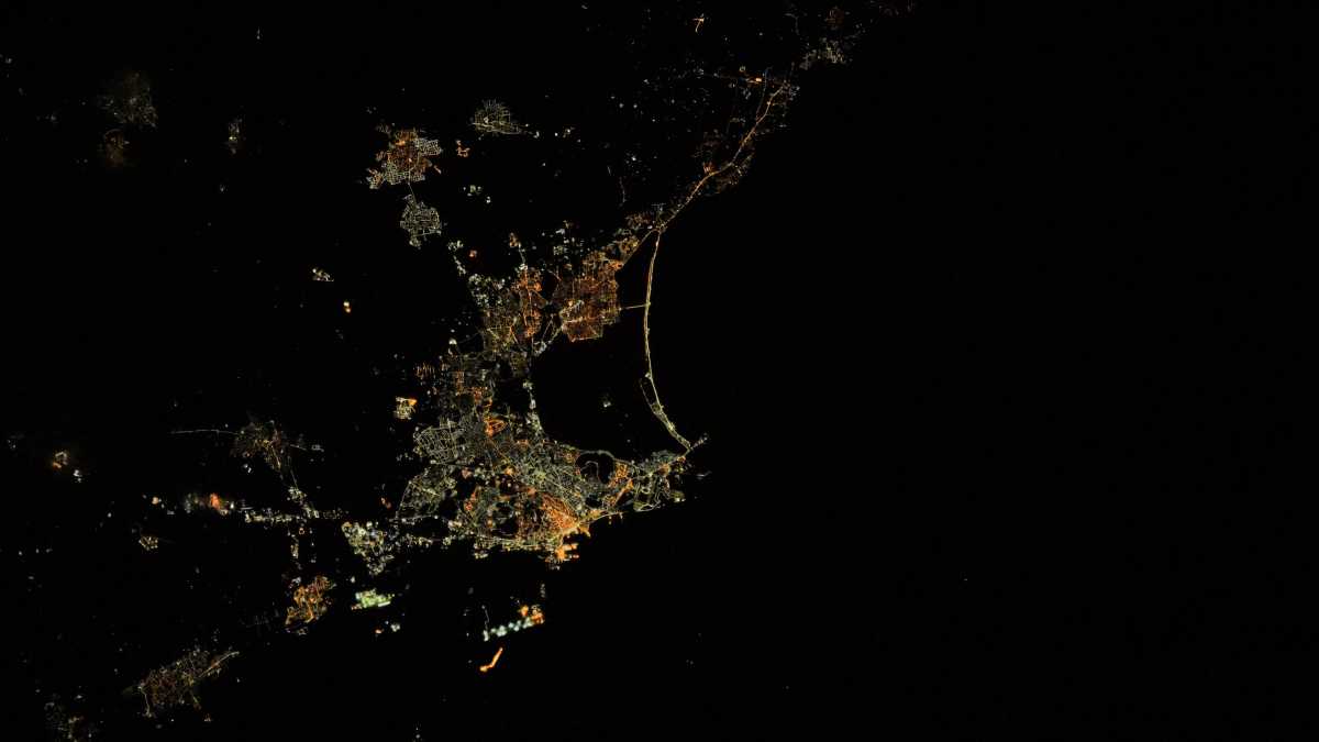 Cagliari-dallospazio