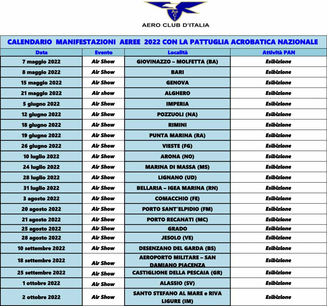 Calendario-Frecce-Tricolori-Italia