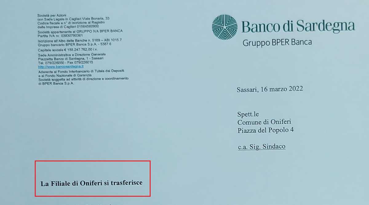 Le-lettera-del-Banco-di-Sardegna