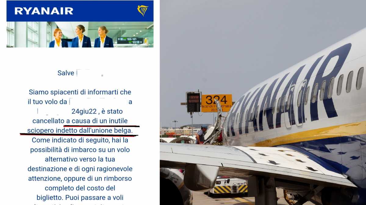 Messaggio-Ryanair