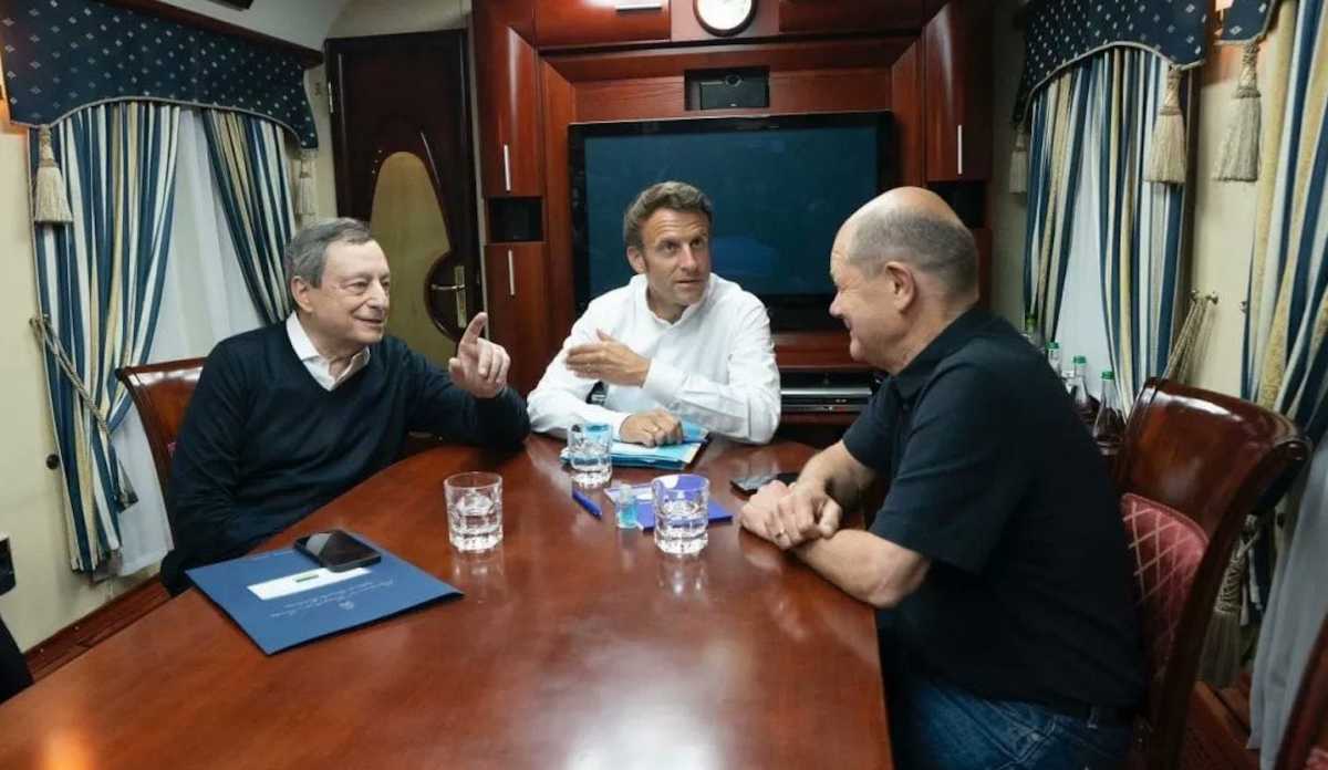 draghi-macron-treno-kiev