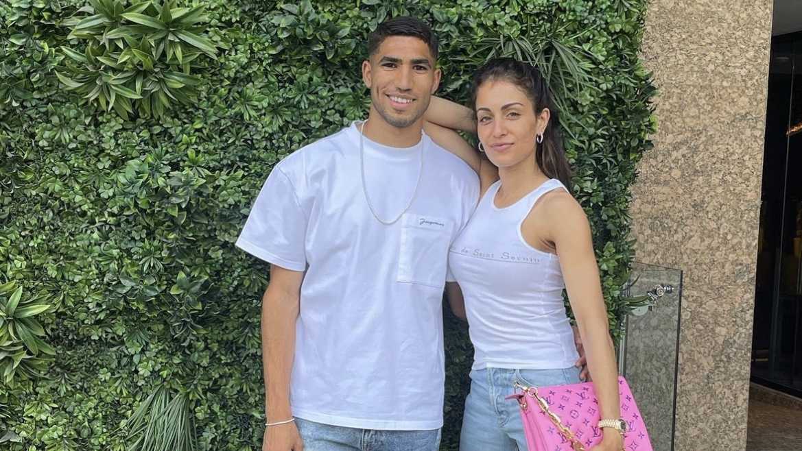 Achraf-Hakimi-e-Hiba-Abouk