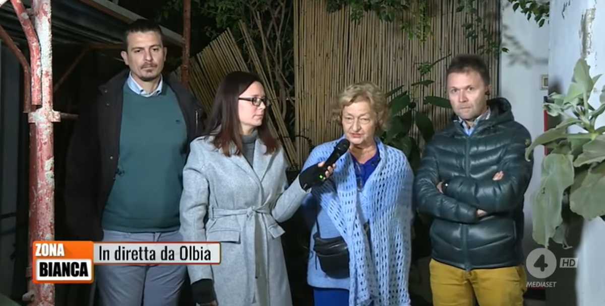 Trasmissione 'Zona Bianca' Rete 4