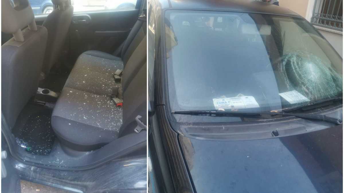 Via Caprera Auto Danneggiata via-caprera-auto-danneggiata