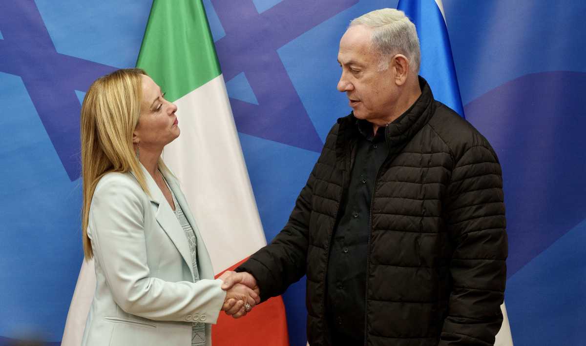 GIORGIA-MELONI-PRESIDENTE-DEL-CONSIGLIO-BENJAMIN-NETANYAHU-PRIMO-MINISTRO-ISRAELE